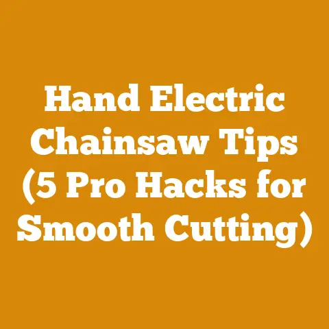Hand Electric Chainsaw Tips (5 Pro Hacks for Smooth Cutting)
