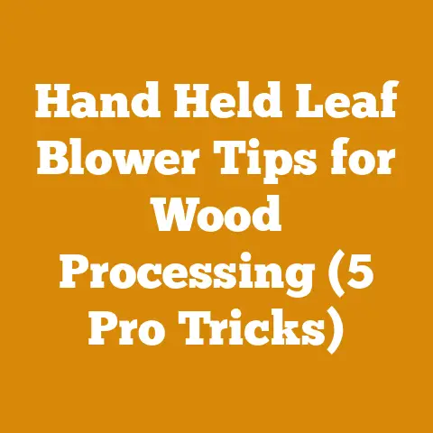 Hand Held Leaf Blower Tips for Wood Processing (5 Pro Tricks)