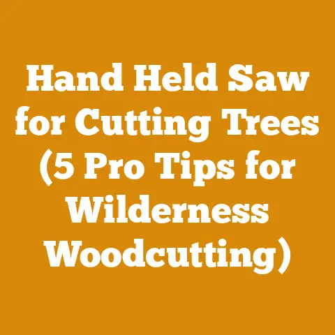 Hand Held Saw for Cutting Trees (5 Pro Tips for Wilderness Woodcutting)