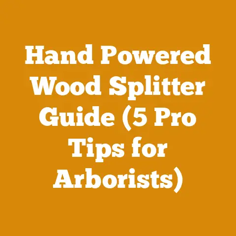 Hand Powered Wood Splitter Guide (5 Pro Tips for Arborists)