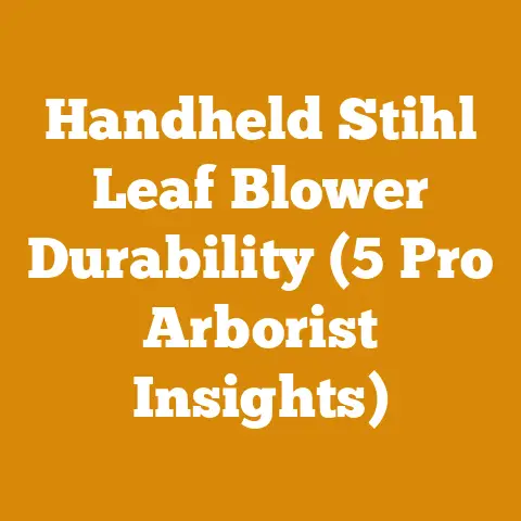 Handheld Stihl Leaf Blower Durability (5 Pro Arborist Insights)