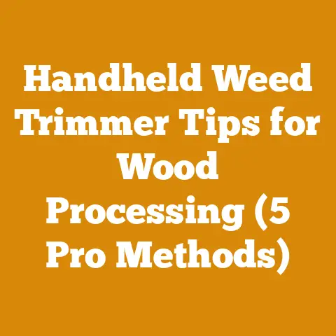 Handheld Weed Trimmer Tips for Wood Processing (5 Pro Methods)