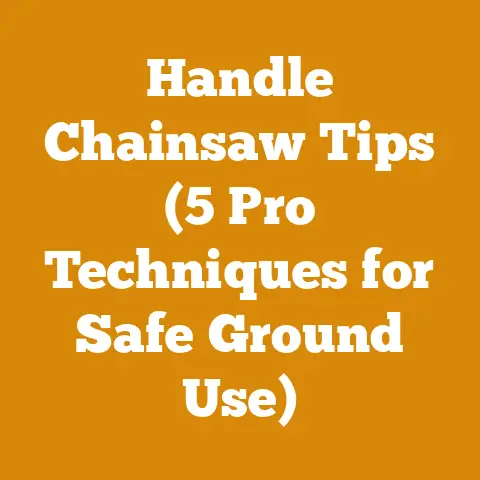 Handle Chainsaw Tips (5 Pro Techniques for Safe Ground Use)