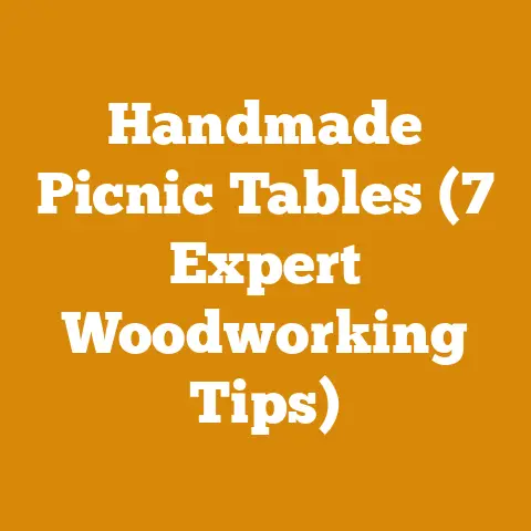 Handmade Picnic Tables (7 Expert Woodworking Tips)