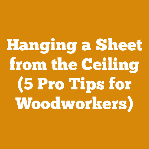 Hanging a Sheet from the Ceiling (5 Pro Tips for Woodworkers)