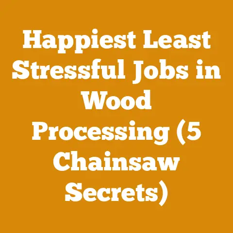 Happiest Least Stressful Jobs in Wood Processing (5 Chainsaw Secrets)