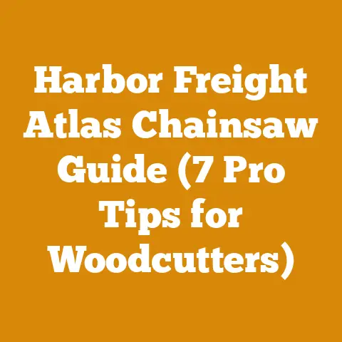 Harbor Freight Atlas Chainsaw Guide (7 Pro Tips for Woodcutters)