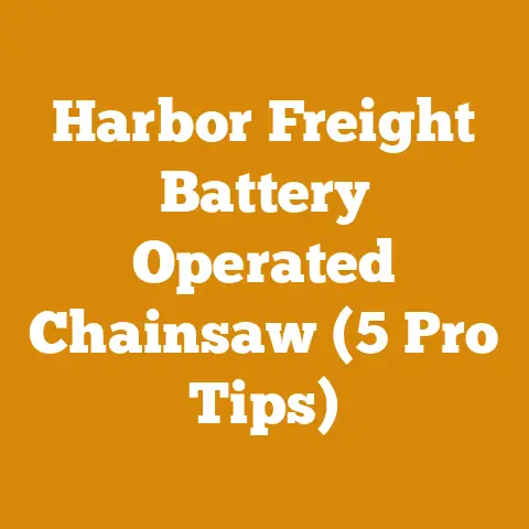 Harbor Freight Battery Operated Chainsaw (5 Pro Tips)