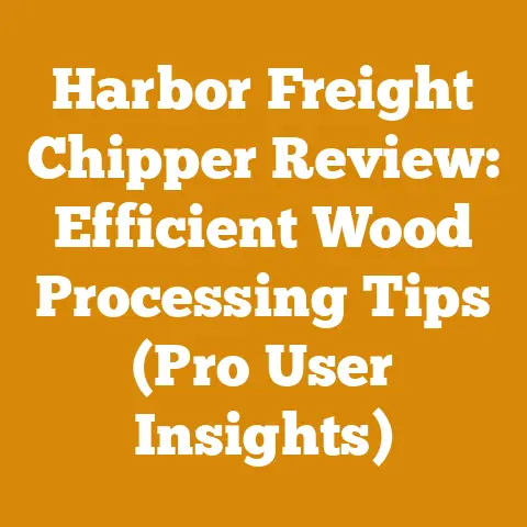 Harbor Freight Chipper Review: Efficient Wood Processing Tips (Pro User Insights)