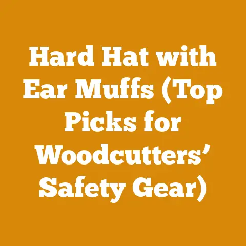 Hard Hat with Ear Muffs (Top Picks for Woodcutters’ Safety Gear)
