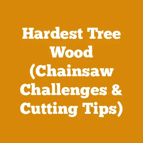 Hardest Tree Wood (Chainsaw Challenges & Cutting Tips)