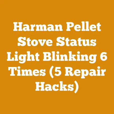 Harman Pellet Stove Status Light Blinking 6 Times (5 Repair Hacks)