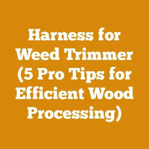Harness for Weed Trimmer (5 Pro Tips for Efficient Wood Processing)