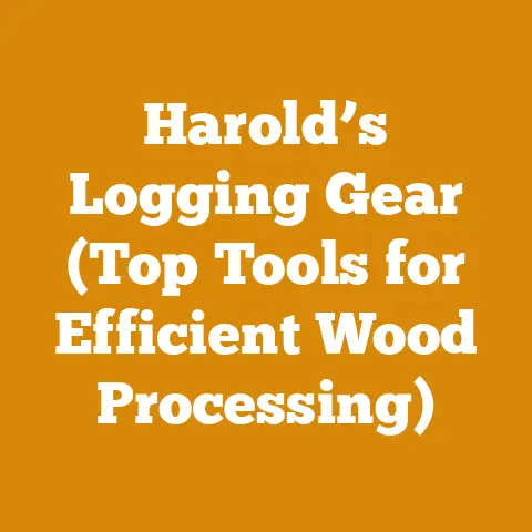 Harold’s Logging Gear (Top Tools for Efficient Wood Processing)