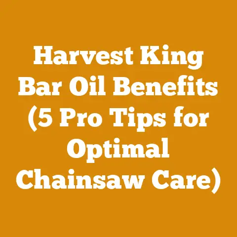 Harvest King Bar Oil Benefits (5 Pro Tips for Optimal Chainsaw Care)
