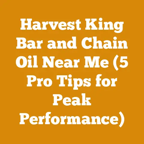 Harvest King Bar and Chain Oil Near Me (5 Pro Tips for Peak Performance)