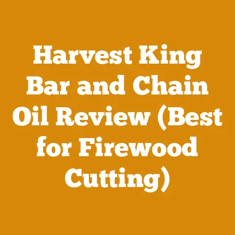 Harvest King Bar and Chain Oil Review (Best for Firewood Cutting)