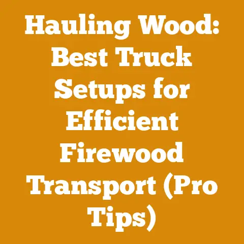 Hauling Wood: Best Truck Setups for Efficient Firewood Transport (Pro Tips)