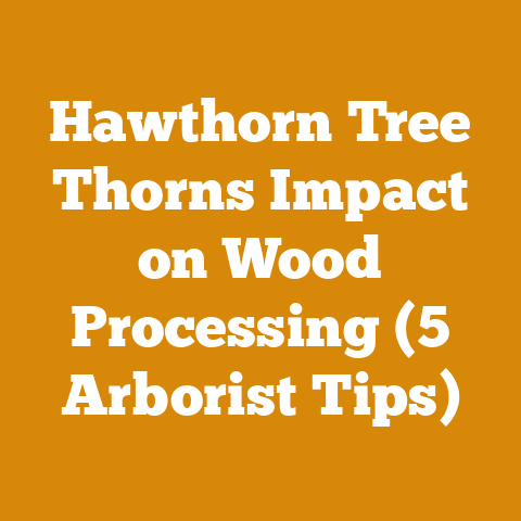 Hawthorn Tree Thorns Impact on Wood Processing (5 Arborist Tips)