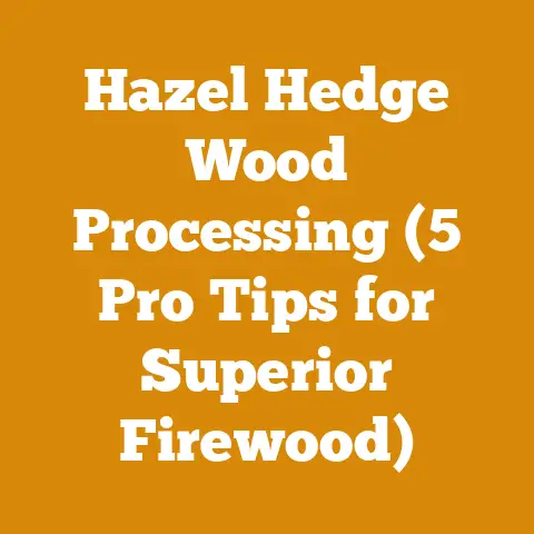 Hazel Hedge Wood Processing (5 Pro Tips for Superior Firewood)
