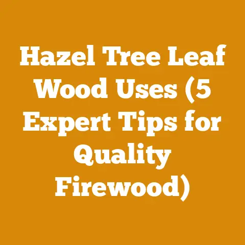 Hazel Tree Leaf Wood Uses (5 Expert Tips for Quality Firewood)