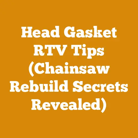 Head Gasket RTV Tips (Chainsaw Rebuild Secrets Revealed)