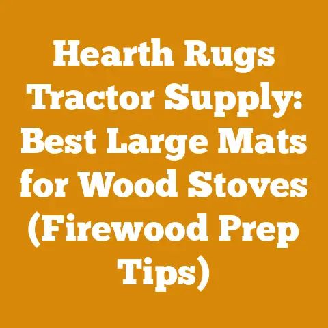 Hearth Rugs Tractor Supply: Best Large Mats for Wood Stoves (Firewood Prep Tips)