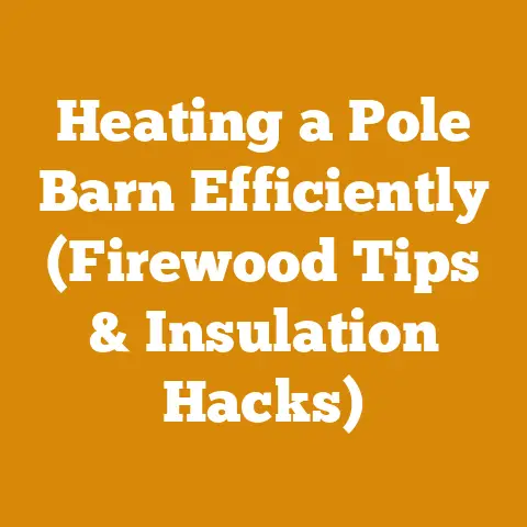 Heating a Pole Barn Efficiently (Firewood Tips & Insulation Hacks)