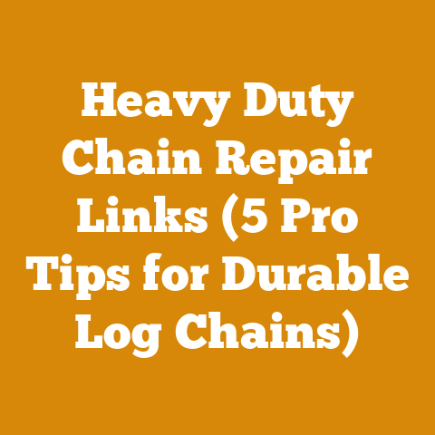 Heavy Duty Chain Repair Links (5 Pro Tips for Durable Log Chains)