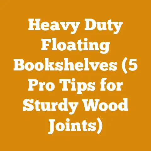 Heavy Duty Floating Bookshelves (5 Pro Tips for Sturdy Wood Joints)