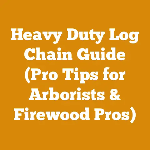Heavy Duty Log Chain Guide (Pro Tips for Arborists & Firewood Pros)
