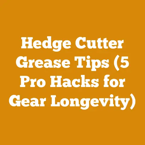Hedge Cutter Grease Tips (5 Pro Hacks for Gear Longevity)