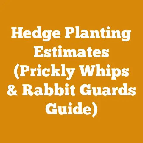 Hedge Planting Estimates (Prickly Whips & Rabbit Guards Guide)
