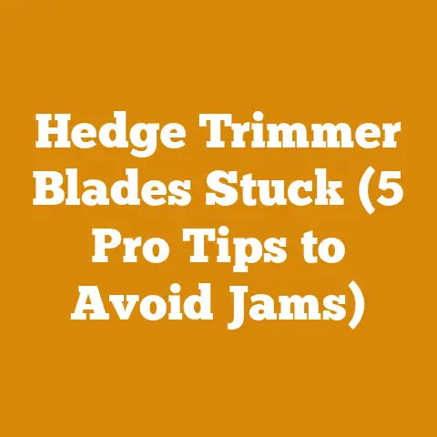 Hedge Trimmer Blades Stuck (5 Pro Tips to Avoid Jams)
