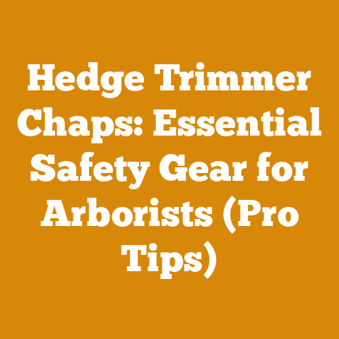 Hedge Trimmer Chaps: Essential Safety Gear for Arborists (Pro Tips)