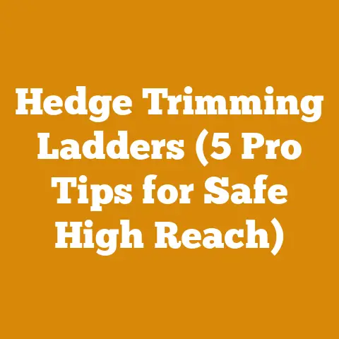Hedge Trimming Ladders (5 Pro Tips for Safe High Reach)