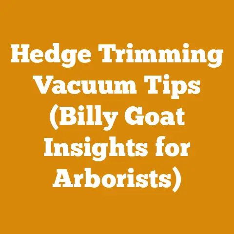Hedge Trimming Vacuum Tips (Billy Goat Insights for Arborists)