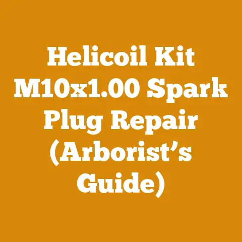 Helicoil Kit M10x1.00 Spark Plug Repair (Arborist’s Guide)