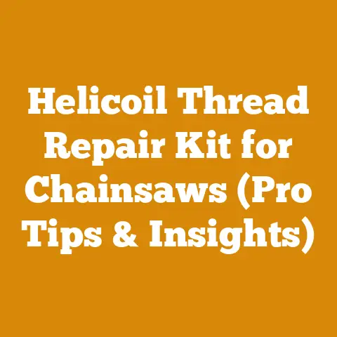 Helicoil Thread Repair Kit for Chainsaws (Pro Tips & Insights)