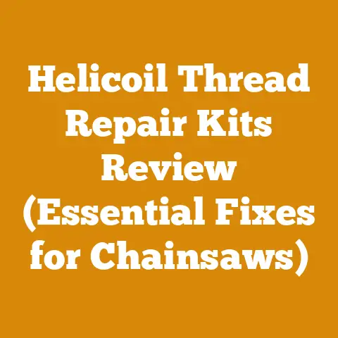 Helicoil Thread Repair Kits Review (Essential Fixes for Chainsaws)