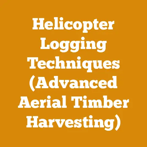 Helicopter Logging Techniques (Advanced Aerial Timber Harvesting)