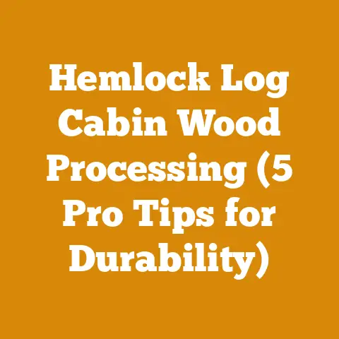 Hemlock Log Cabin Wood Processing (5 Pro Tips for Durability)