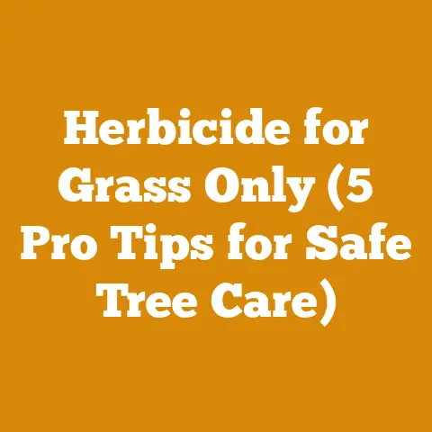 Herbicide for Grass Only (5 Pro Tips for Safe Tree Care)