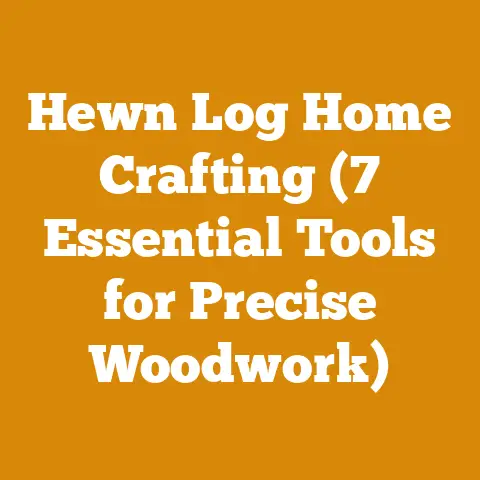 Hewn Log Home Crafting (7 Essential Tools for Precise Woodwork)