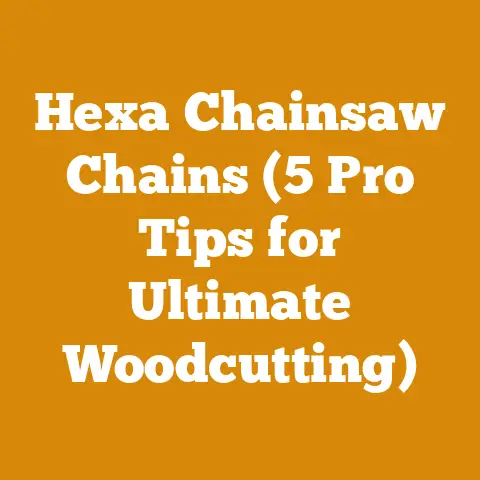 Hexa Chainsaw Chains (5 Pro Tips for Ultimate Woodcutting)
