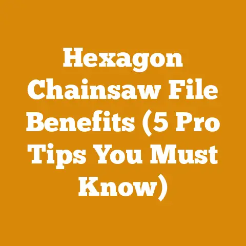 Hexagon Chainsaw File Benefits (5 Pro Tips You Must Know)