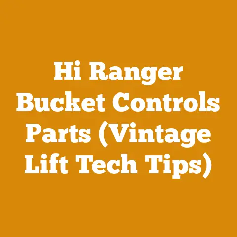 Hi Ranger Bucket Controls Parts (Vintage Lift Tech Tips)