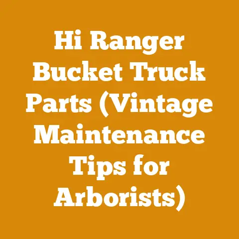 Hi Ranger Bucket Truck Parts (Vintage Maintenance Tips for Arborists)