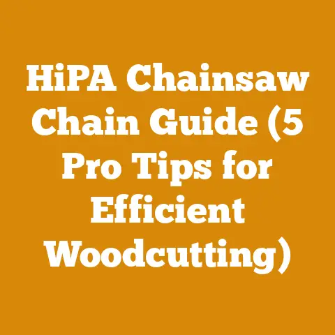 HiPA Chainsaw Chain Guide (5 Pro Tips for Efficient Woodcutting)