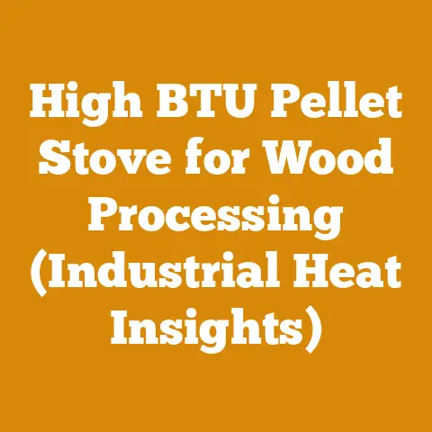 High BTU Pellet Stove for Wood Processing (Industrial Heat Insights)